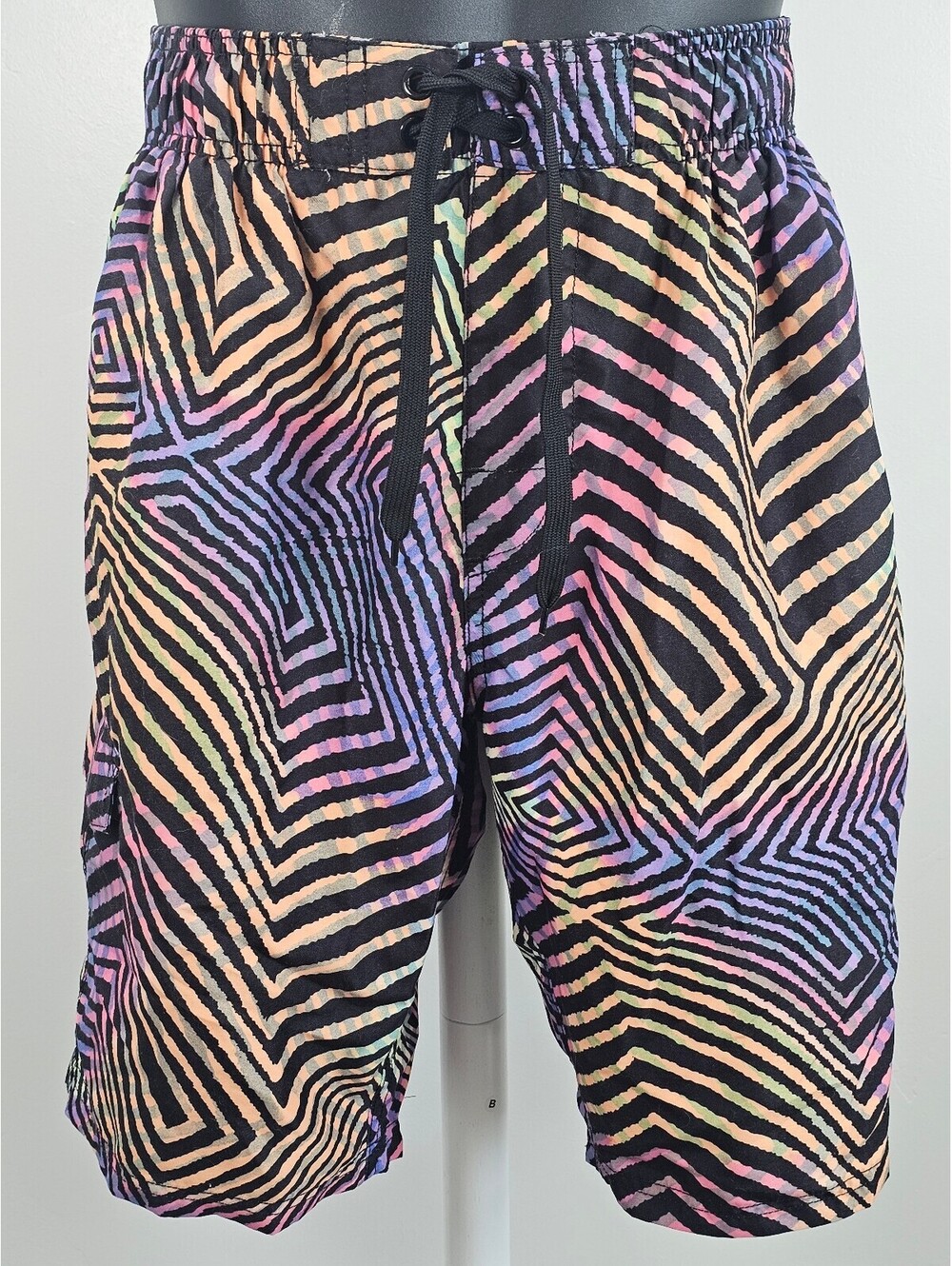 Kavu  Men's Multicolor Geometric Patterned Swim Trunks Size M